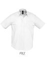 Overhemd korte mouwen Oxford Sols 16010 wit